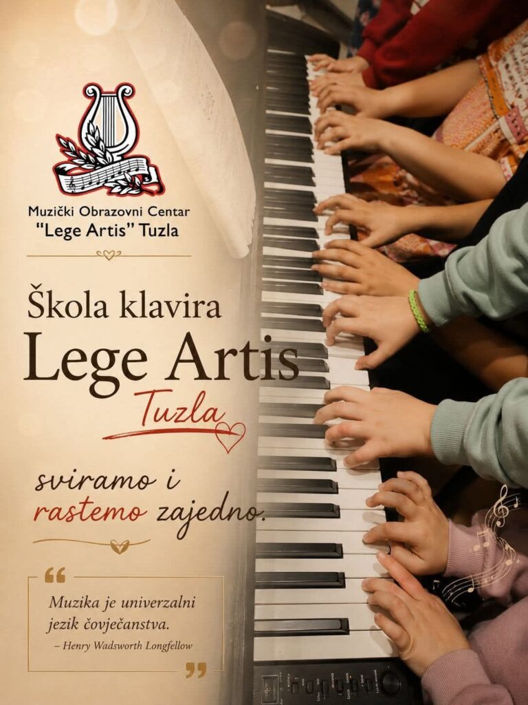 Upis djece u školu klavira Lege Artis